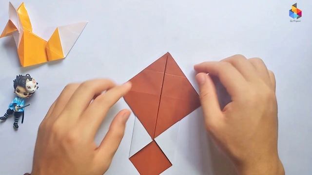 Easy way to Make a Paper FOX - Origami Easy смотреть онлайн