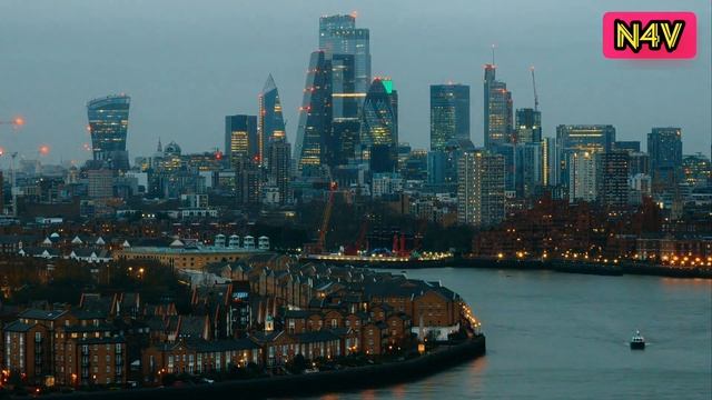 London - By Drone. London Capital City, UK. [LONDON] 4K Video HD #uk #london #youtube #8kultrahd