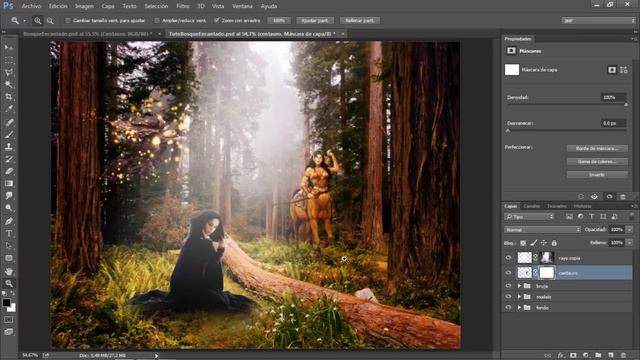 Bosque Encantado - Tutorial Photoshop CC 2014 смотреть онлайн