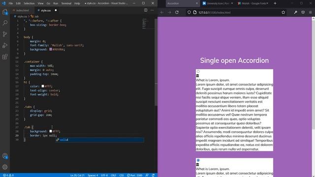 Accordion Awesomeness: Create a Responsive and Modern Accordion with HTML and CSS смотреть онлайн