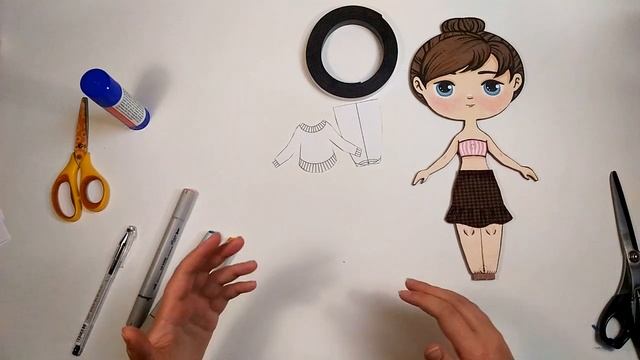 ДЕЛАЕМ ВМЕСТЕ: Как сделать одежду для Foxy Dolls? Новый аутфит для куклы Катрин. смотреть онлайн