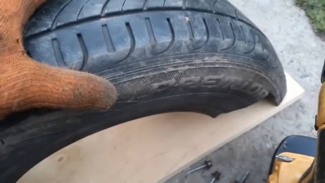 Груша из шины. смотреть онлайн