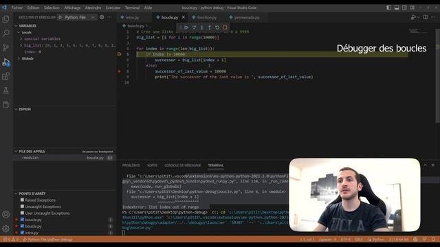 Comment débugger du python avec Visual Studio Code (valable aussi avec Pycharm) смотреть онлайн