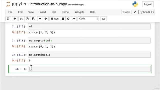 59 Sorting Arrays | NumPy смотреть онлайн