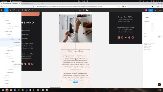 Typescript | React Functional Components, Props | Designo multi-page website part 8 смотреть онлайн