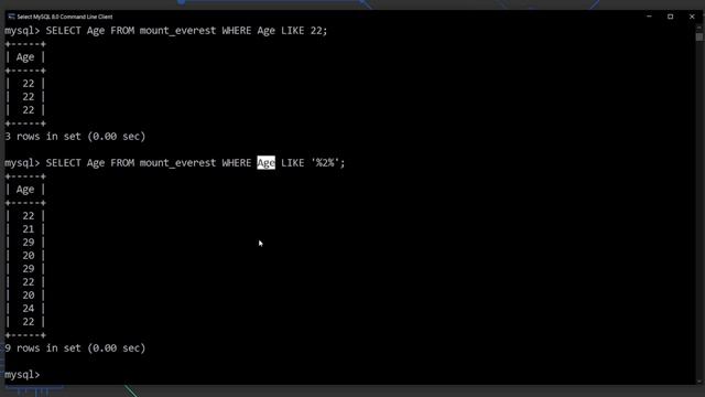 MySQL Interview Questions on LIKE Operator | MySQL Tutorial for Beginners in Hindi смотреть онлайн