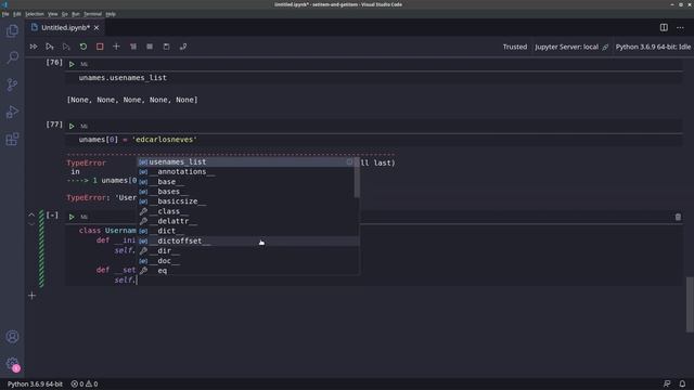 __setitem__ e __getitem__ em Python смотреть онлайн