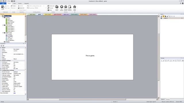 Building a first working game engine - Construct 2 Tutorial (Capx file included) смотреть онлайн