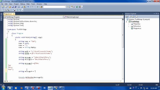 C#: Strings and StringBuilder смотреть онлайн