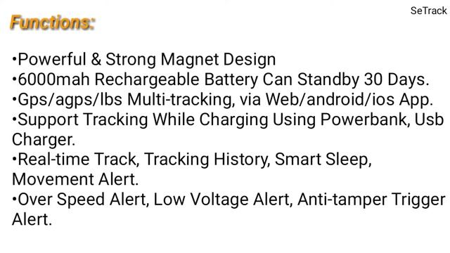 G200 Magnetic GPS Tracker | Specs & Functions | Features | How to Use | SeTrack GPS смотреть онлайн