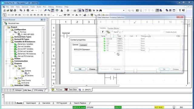 Программирование промышленных контроллеров Modicon M340 на языке LD в среде UNITY PRO смотреть онлайн