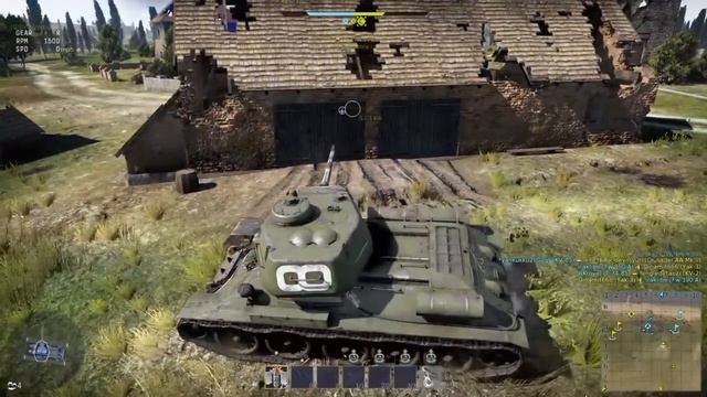 War Thunder T-34-85(D-5T) смотреть онлайн
