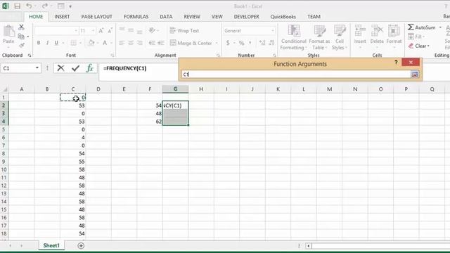 How to use the frequency function in Excel смотреть онлайн