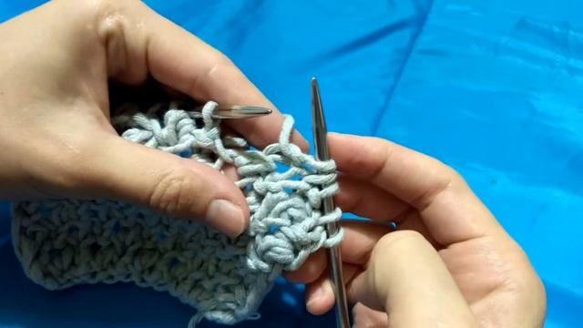 Вязание спицами. Узор Корзинка смотреть онлайн