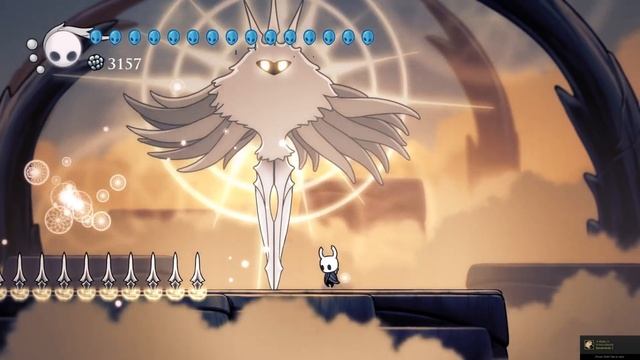 Hollow knight - Final boss the Radiance (true ending - Dream No More) смотреть онлайн