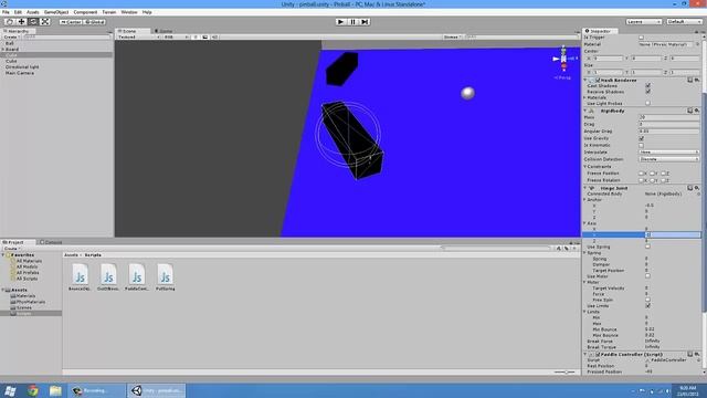 Unity Pinball Tutorial - Paddles and Spring (Part 2/3) смотреть онлайн