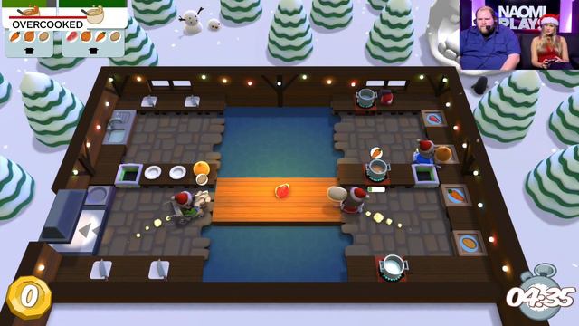 Overcooked Holiday Celebration - Naomi Plays Live