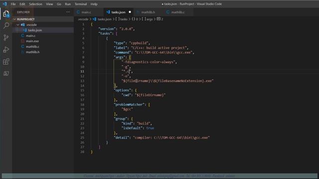 Cấu hình biên dịch và gỡ lỗi (debug) dự án C trong Visual studio code смотреть онлайн