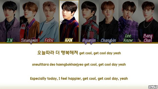 [OT8 VER] Stray Kids (스트레이 키즈) - Get Cool Color Coded [Han|Rom|Eng] Lyrics смотреть онлайн