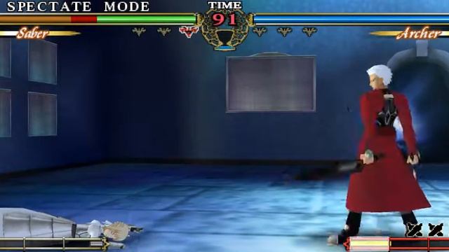 Fate Unlimited Codes PSP - Saber vs Archer смотреть онлайн