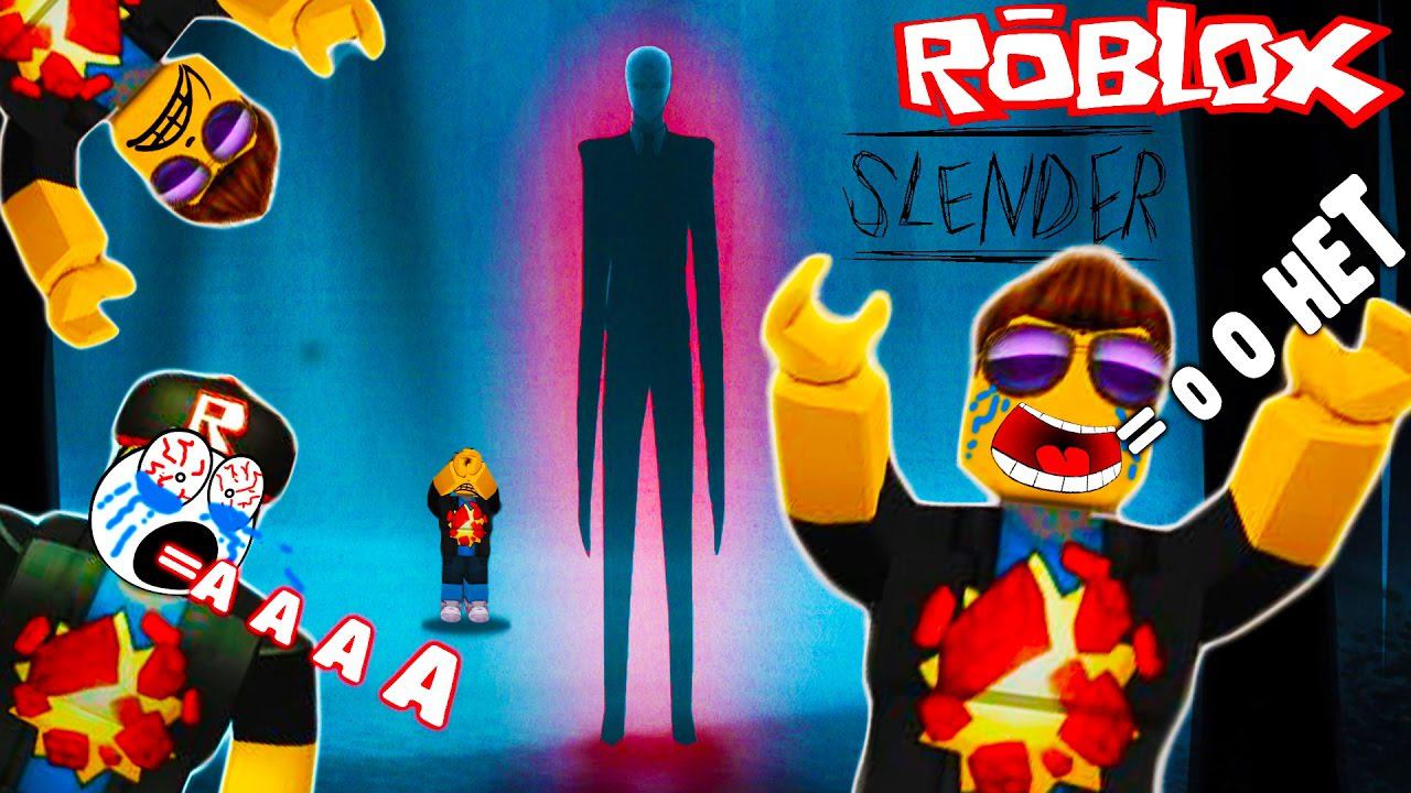 ОЧЕНЬ СТРАШНОЕ Приключения мульт героя ROBLOX на карте Slenderman видео   от Funny Games TV