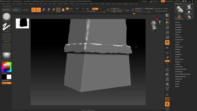 Environment Modeling in Maya, Zbrush & Substance Painter | Game Asset Modeling Tutorial | pt.3 смотреть онлайн
