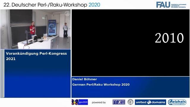 Daniel Böhmer - Vorankündigung Perl/Raku-Kongress gpw2021 смотреть онлайн