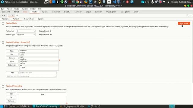 força bruta usando o Burpsuite смотреть онлайн
