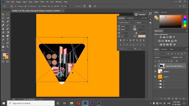 Fit Image to Shape in Photoshop | Clipping Mask Tutorial | Photoshop CC смотреть онлайн