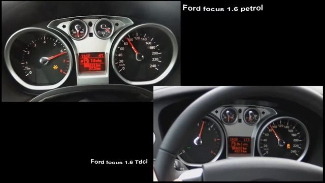 ford focus 1.6 tdci vs 1.6 petrol 0-130 смотреть онлайн