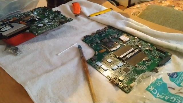 Неисправная материнская плата ACER 5820TG с АЛИЭКСПРЕСС смотреть онлайн