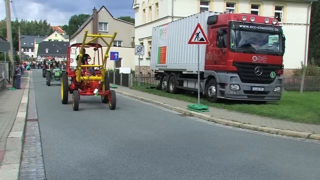 Bulldog-Treffen Burkhardtsdorf - die Ausfahrt - Tractor Rally смотреть онлайн
