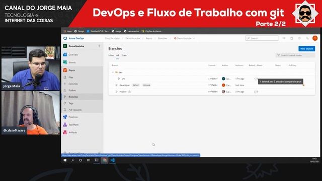Azure DevOps e Fluxo de Trabalho com git - Parte 2/2 смотреть онлайн