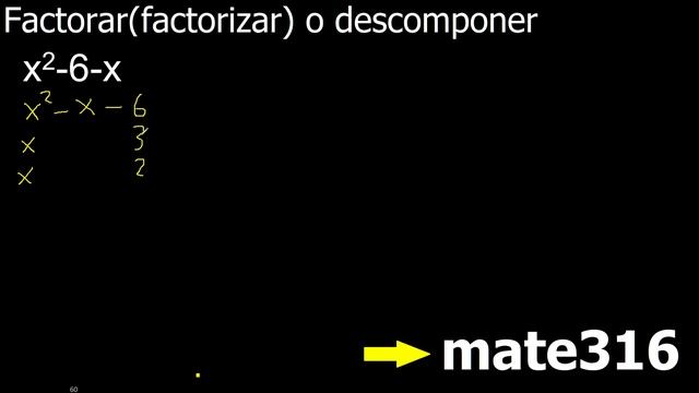x2-6-x factorar factorizar o descomponer en factores смотреть онлайн