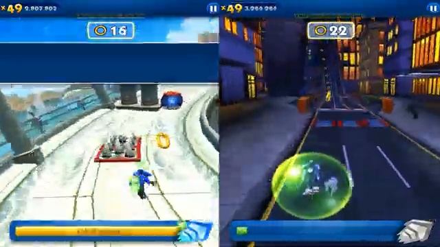 SONIC DASH Gameplay - BOSCAGE MAZE SONIC VS WEREHOG SONIC