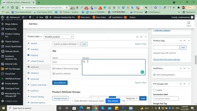 How to add wordpress variable product смотреть онлайн