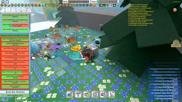 СИМУЛЯТОР ПЧЕЛОВОДА BEESMAS КАК ФАРМИТЬ СНЕЖИНКИ И ПРЯНИКИ! BEE SWARM SIMULATOR смотреть онлайн