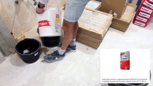 КАК НОВИЧКУ УЛОЖИТЬ ПЛИТКУ НА ПОЛ БЫСТРО И КАЧЕСТВЕННО. ПОЛНЫЙ ПРОЦЕСС | Серия 34