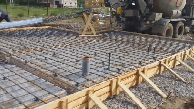 Фундамент лента + плита 2 в 1 по типу УШП смотреть онлайн