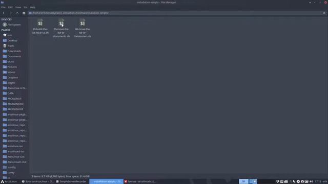 ArcoLinux : 731 BYOI ArcoLinuxB Cinnamon Minimal смотреть онлайн