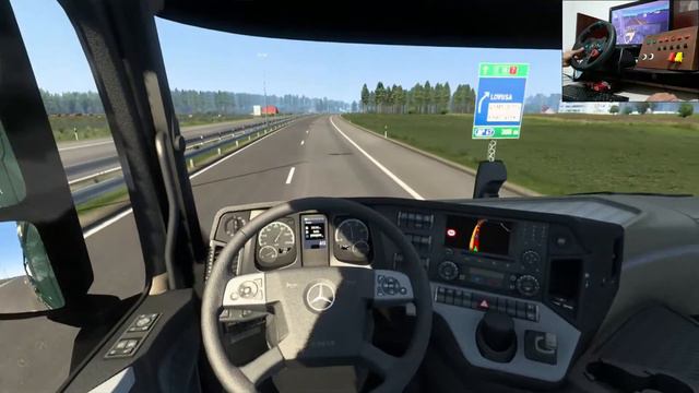 EURO TRUCK SIMULATOR 2 | Mercedes New Actros com Carga de Sódio | ETS2 1.41 смотреть онлайн