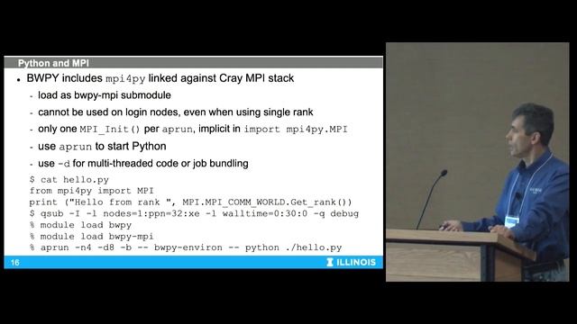 Mini-Tutorial/Workshop: Python in HPC смотреть онлайн