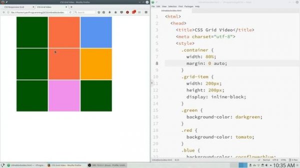 CSS display: inline-block Explained By Creating a Grid
