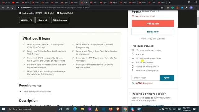 ??How to get Udemy Paid Courses for FREE with Certificate | Udemy Course FREE with Certificate 2020 смотреть онлайн
