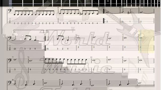 Immortal Blashyrkh Mighty Ravendark GUITAR 2 TAB смотреть онлайн