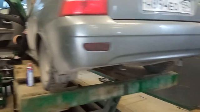 STINGER звук выхлопа. Прямая труба на приору. смотреть онлайн