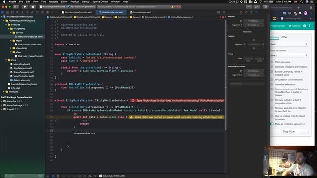 IOS Swift MVVM ve SnapKit(programmatic layout) kullanarak Protocol Oriented sayfa geliştirme смотреть онлайн