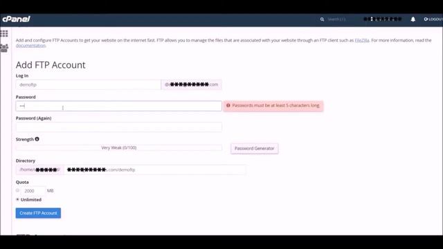 How to create FTP User in Linux cPanel Hosting (VRHostingIndia) смотреть онлайн