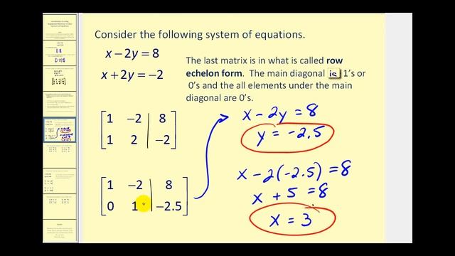 Introduction to Augmented Matrices смотреть онлайн