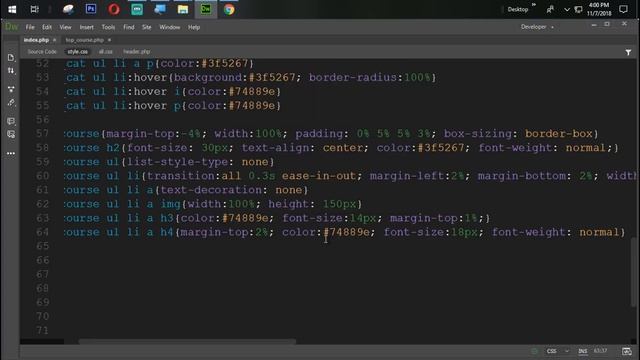 Responsive E Learning Website Development In PHP With PDO Part 31 Top Courses Section Design смотреть онлайн